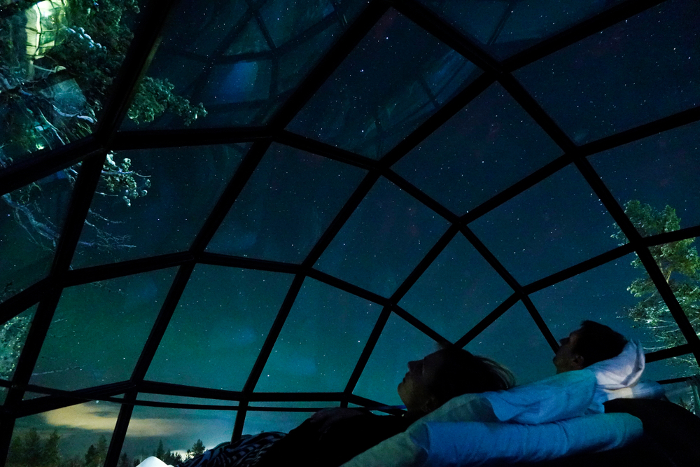There is a luxury hotel in the North Pole